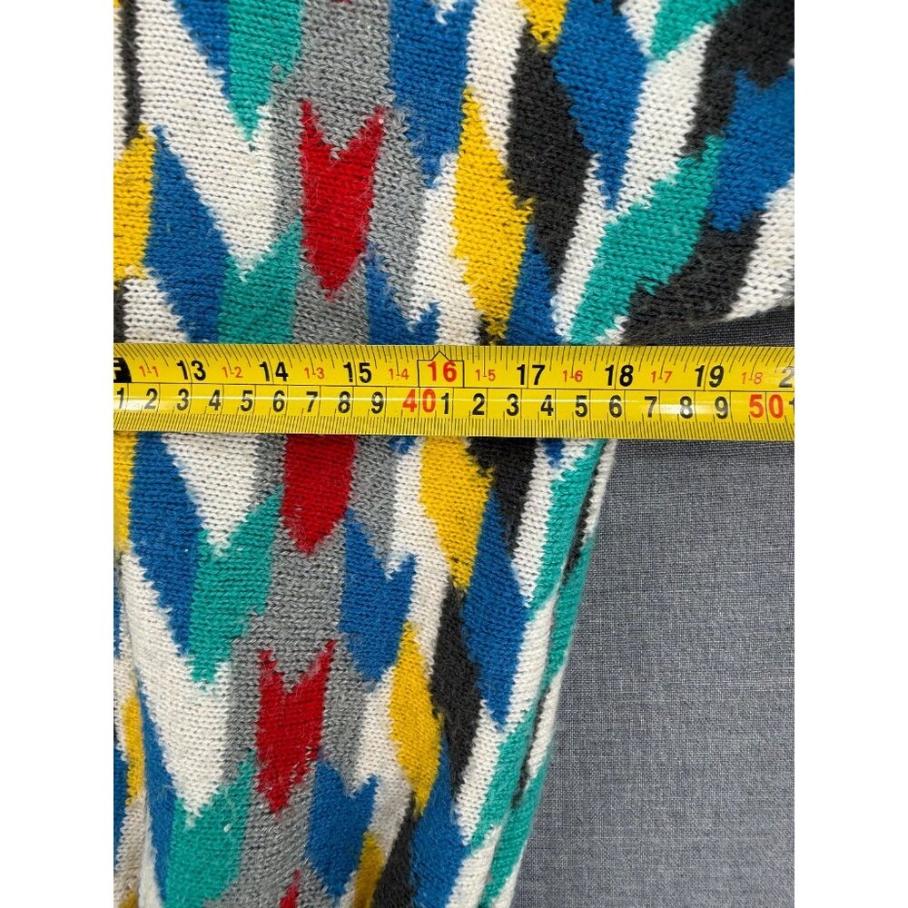 Vtg Neil Martin Geometric Pullover Mens M Sweater Acrylic Y2K - Picture 5 of 6